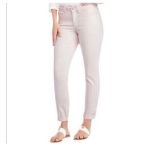 NYDJ Alina Convertible Ankle Pale Pink Jeans Sz 12